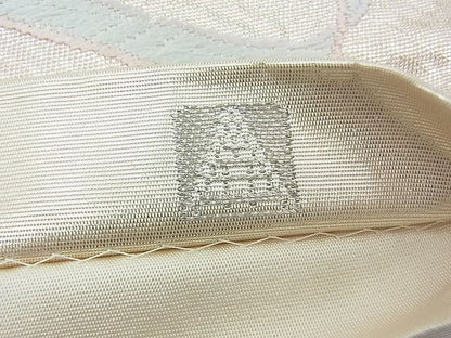 平和屋着物◎太鼓柄袋帯 唐織 蒔絵錦 金銀糸 逸品 BAAG0962qt