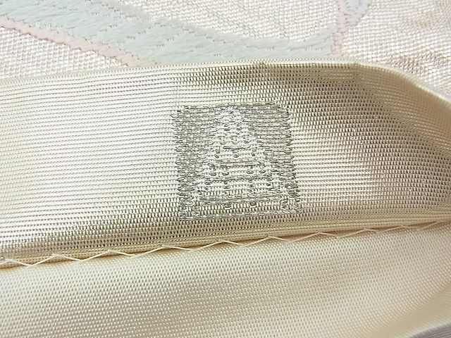 平和屋着物◎太鼓柄袋帯 唐織 蒔絵錦 金銀糸 逸品 BAAG0962qt