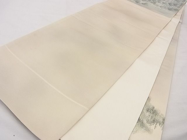 平和屋着物◎太鼓柄袋帯 手描き 樹林文 逸品 BAAG3233xa