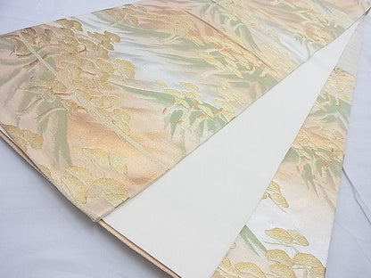 平和屋着物◎六通柄袋帯 浜松 金銀糸 逸品 BAAG3299xa