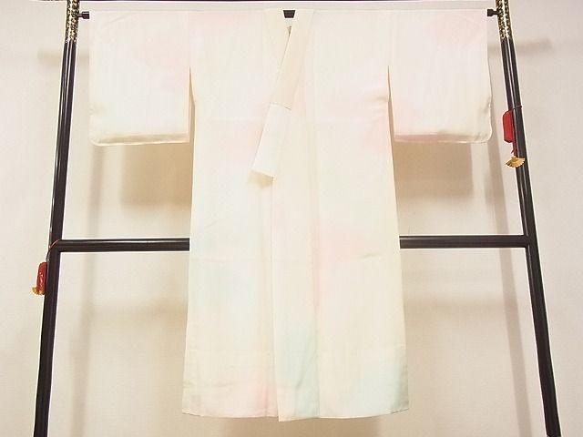 平和屋着物■長襦袢　袷　雲　暈し染め　正絹　逸品　AAAH2742Ata