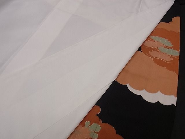 平和屋着物■豪華黒留袖　駒刺繍　雲重ね几帳花文　金彩　逸品　CAAF0511dy