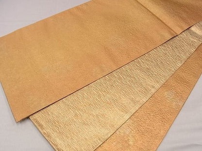 平和屋着物◎両面 六通柄袋帯 霞文 金彩 逸品 CAAF0662dy