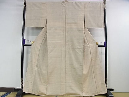 平和屋本店●極上 インド・アッサム 野蚕糸 手織 ムガシルク 逸品 DZAA1312kh4