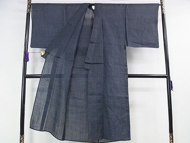 平和屋本店＊極上 夏物 男性 重要無形文化財 本場宮古上布 100亀甲 苧麻 逸品 DZAA1313kh4