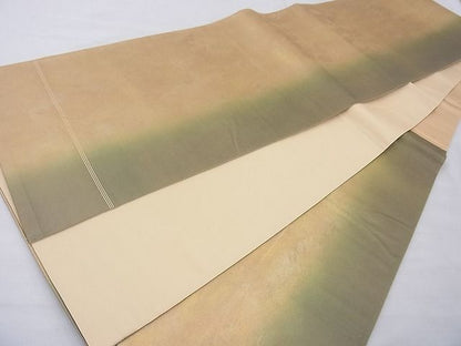 平和屋着物◎六通柄袋帯 霞文 引箔 逸品 BAAG1651cm