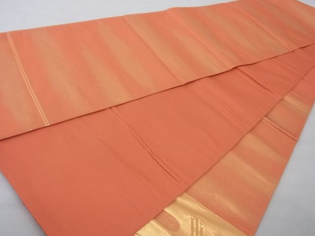 平和屋着物◎太鼓柄袋帯 駒刺繍 菱文 金糸 逸品 BAAG1684cm
