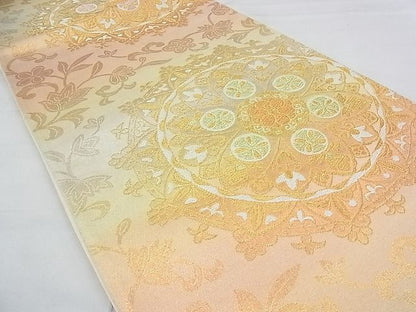 平和屋着物◎六通柄袋帯 宝相華 金糸 逸品 BAAG0045if