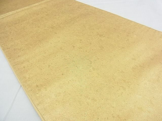 平和屋着物◎六通柄袋帯 作家物 箔散らし 金彩 引箔 逸品 BAAG0037if
