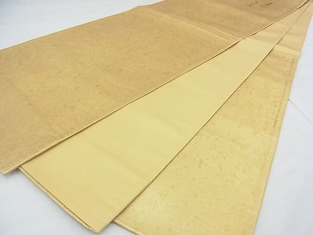 平和屋着物◎六通柄袋帯 作家物 箔散らし 金彩 引箔 逸品 BAAG0037if
