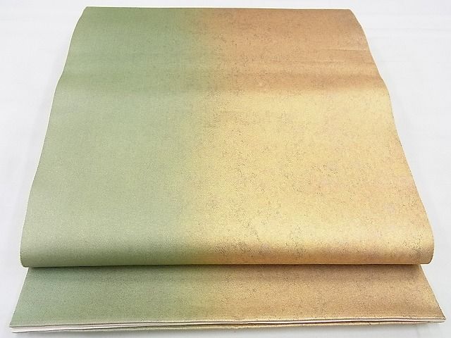 平和屋着物◎六通柄袋帯 霞文 金彩 引箔 逸品 BAAG0055if