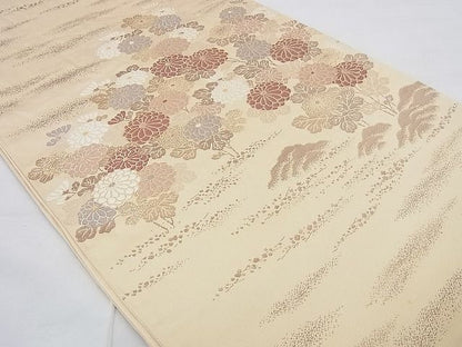 平和屋着物◎六通柄袋帯　菊水文　金糸　逸品　BAAG0062if