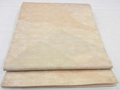 平和屋着物◎全通柄袋帯 砂子綴れ 遠山文様 金糸 逸品 BAAG0070if