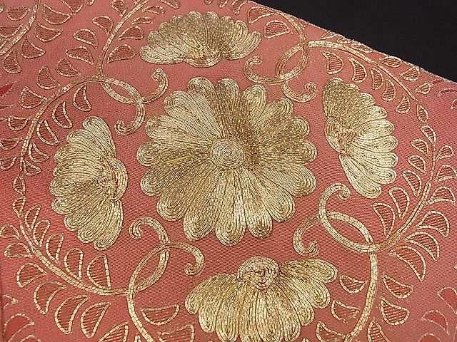 平和屋着物■豪華黒留袖　駒刺繍　吉祥花文　金彩　逸品　CAAF6261ze