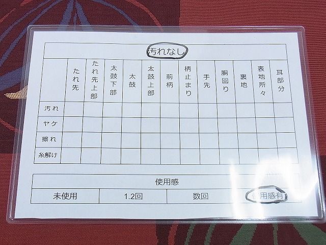 平和屋着物◎六通柄袋帯 市松花丸文 逸品 BAAG0559jm