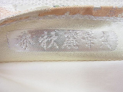 平和屋着物◎六通柄袋帯 唐織 春秋麗華文 金銀糸 逸品 BAAG0596jm