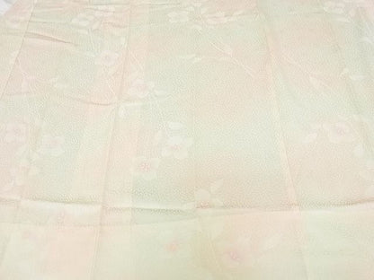 平和屋着物■上質な長襦袢 無双仕立て 枝花地紋 逸品 DAAF3260sf