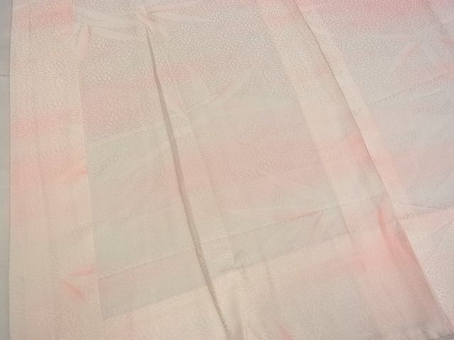 平和屋着物■上質な長襦袢 無双仕立て 草花地紋 逸品 DAAE4846jm