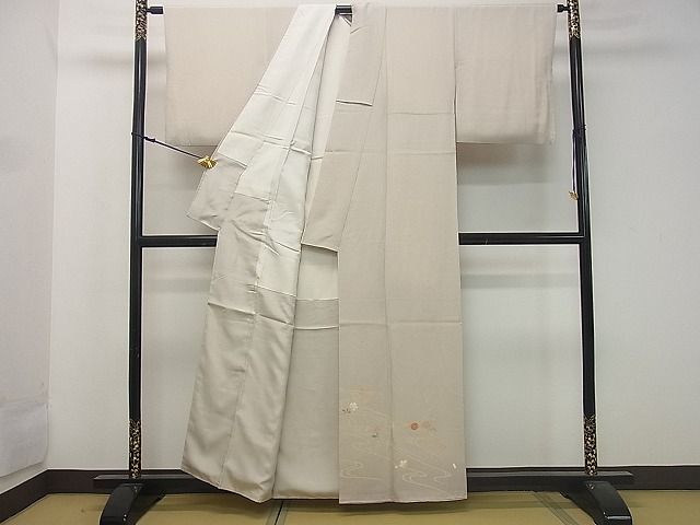 平和屋着物■色留訪問着　流水花文　逸品　DAAE4839jm