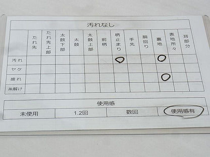平和屋着物◎六通柄袋帯 孔雀更紗花文 金糸 逸品 BAAG0124if