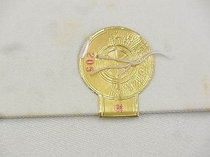 平和屋着物◎西陣 太鼓柄袋帯 飛鶴柳浜松文 金糸 逸品 BAAG0170if