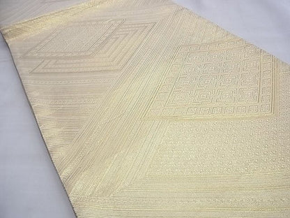平和屋着物◎佐賀錦 両面六通柄袋帯 道長吉祥文 金糸 逸品 BAAG4143du