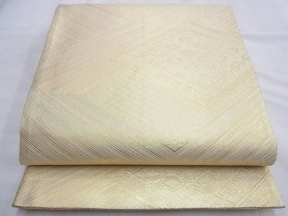 平和屋着物◎佐賀錦 両面六通柄袋帯 道長吉祥文 金糸 逸品 BAAG4143du