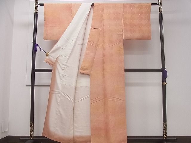 平和屋着物■付下げ　花尽くし地紋　暈し染め　逸品　CAAF5328ev