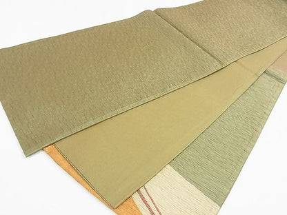平和屋着物◎六通太鼓柄袋帯 ふくれ織 吉祥文 逸品 CAAE9827yk
