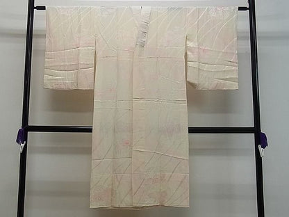 平和屋着物■上質な長襦袢 無双仕立て 籬草花地紋 暈し染め 逸品 CAAF4740gh