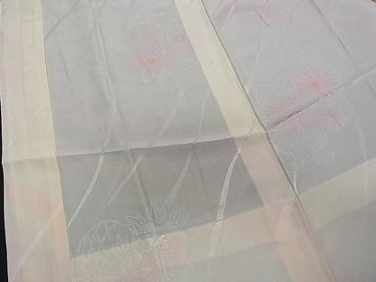平和屋着物■上質な長襦袢 無双仕立て 籬草花地紋 暈し染め 逸品 CAAF4740gh