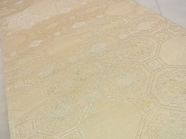 平和屋着物◎佐賀錦　全通柄袋帯　蜀江花文　金銀糸　逸品　BAAF2152iy