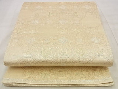 平和屋着物◎佐賀錦　全通柄袋帯　蜀江花文　金銀糸　逸品　BAAF2152iy