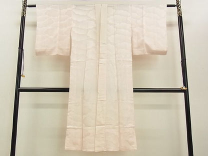 平和屋着物■上質な長襦袢 無双仕立て 雲取り地紋 逸品 DAAG0512cm