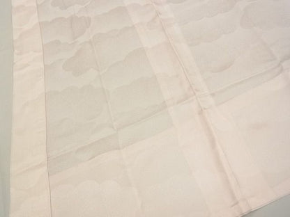 平和屋着物■上質な長襦袢 無双仕立て 雲取り地紋 逸品 DAAG0512cm