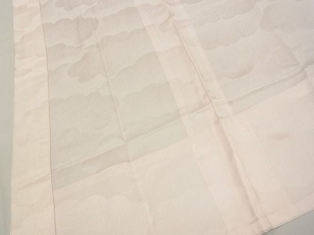 平和屋着物■上質な長襦袢 無双仕立て 雲取り地紋 逸品 DAAG0512cm