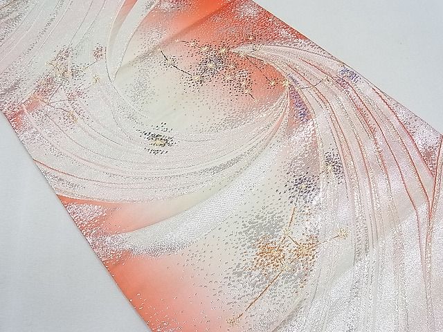 平和屋着物◎全通柄袋帯 吉祥文 金銀糸 逸品 CAAF5626nb