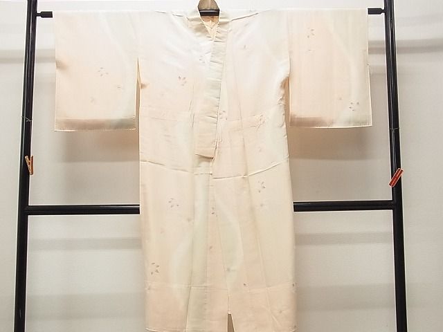 平和屋着物■上質な長襦袢 無双仕立て 舞花紋 暈し染め 逸品 CAAG4413yk