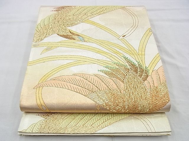平和屋着物◎六通柄袋帯 鳳凰 金糸 逸品 BAAH0086ow