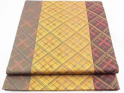 平和屋着物◎全通柄袋帯 菱形文様 逸品 BAAG3032kj