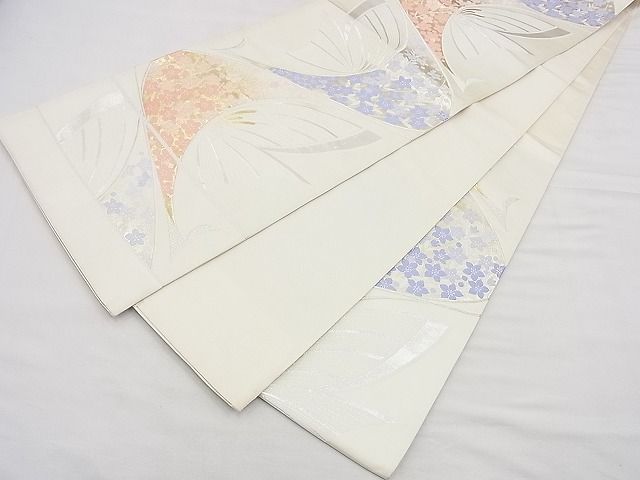 平和屋着物◎西陣 六通柄袋帯 唐織 鳳凰花文 金銀糸 逸品 BAAG3094kj