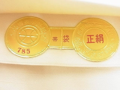 平和屋着物◎西陣 六通柄袋帯 唐織 鳳凰花文 金銀糸 逸品 BAAG3094kj