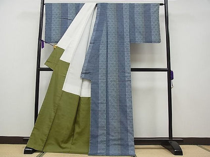 平和屋本店●希少 本場琉球花織 織の会 ヌヌナス 高屋糸子 証紙付き 逸品 未使用 CYAA0292s4