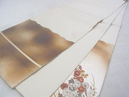 平和屋着物◎太鼓柄袋帯 手描き 曜変天目 金彩 逸品 BAAG9669if