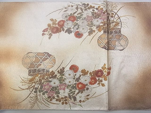 平和屋着物◎太鼓柄袋帯 手描き 曜変天目 金彩 逸品 BAAG9669if