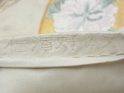 平和屋着物◎六通柄袋帯 唐織 仁清好み文 金糸 逸品 BAAG9693if