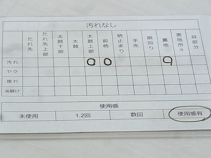 平和屋着物◎佐賀錦　太鼓柄袋帯　扇面花文　金銀糸　逸品　BAAG9691if