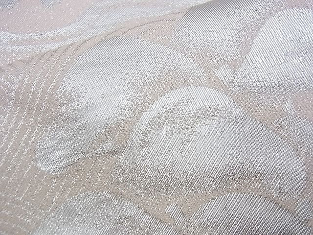 平和屋着物◎六通柄袋帯 綴れ 浜松文様 銀糸 逸品 BAAG9036iy