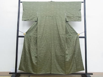 平和屋着物■付下げ　芝草文　逸品　BAAH2638hj