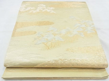 平和屋着物◎六通柄袋帯 唐織 浜松 金糸 逸品 BAAH1003ns